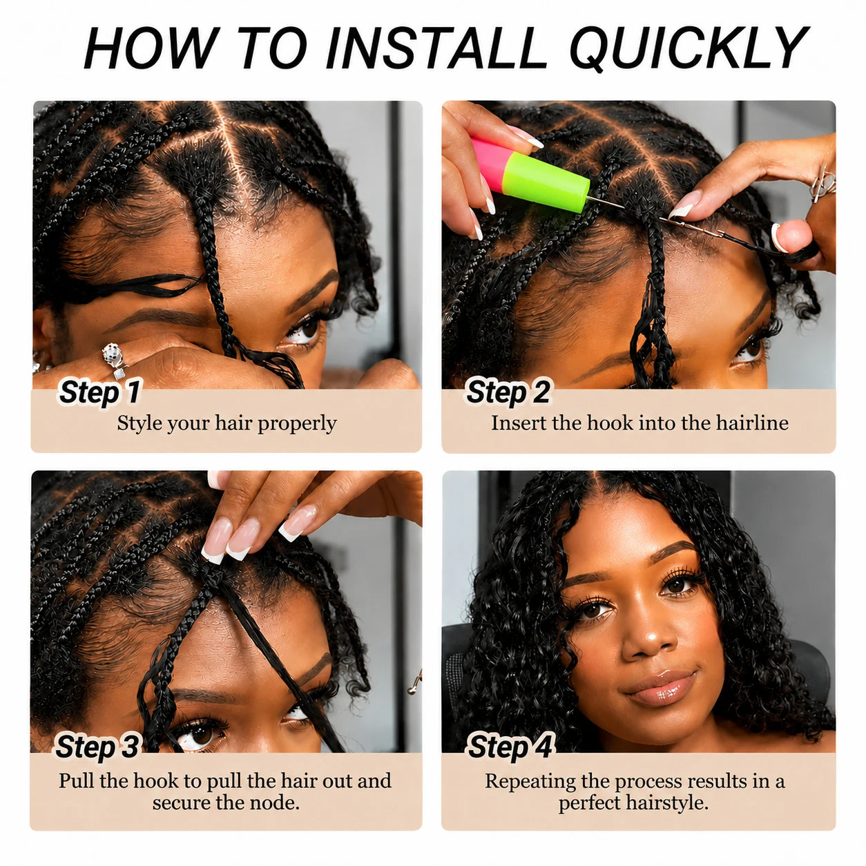 TB30 Burmese Curly Crochet Human Hair Miracle Knots Feather Crochet Invisible Crochet Raw Virgin Kinky Curly Hair Extensions
