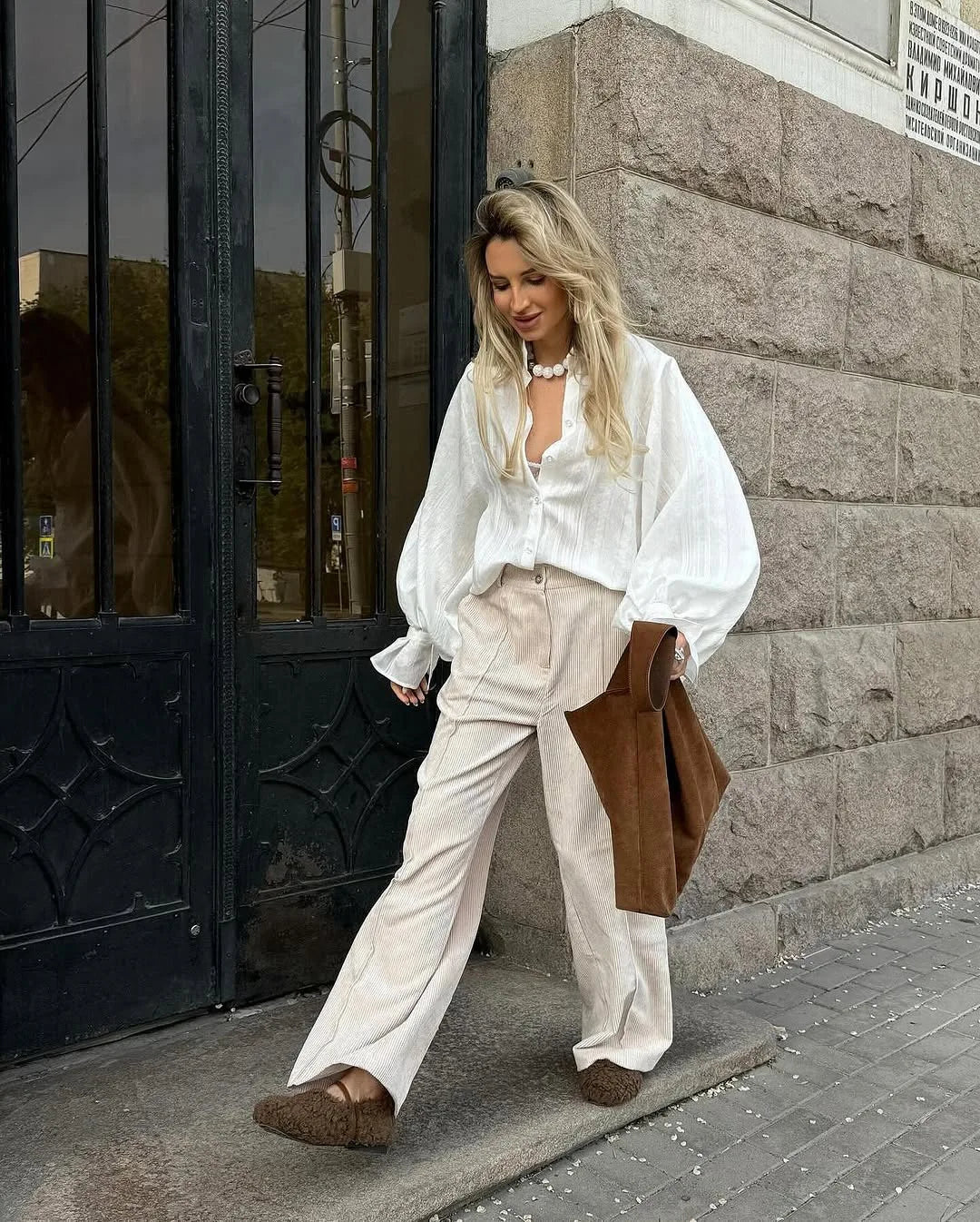 2026 Spring New Oversize White Shirt Women Long Sleeve Button up Minimalist 100% Cotton Shirt Female Chic Loose Tunic Blouses
