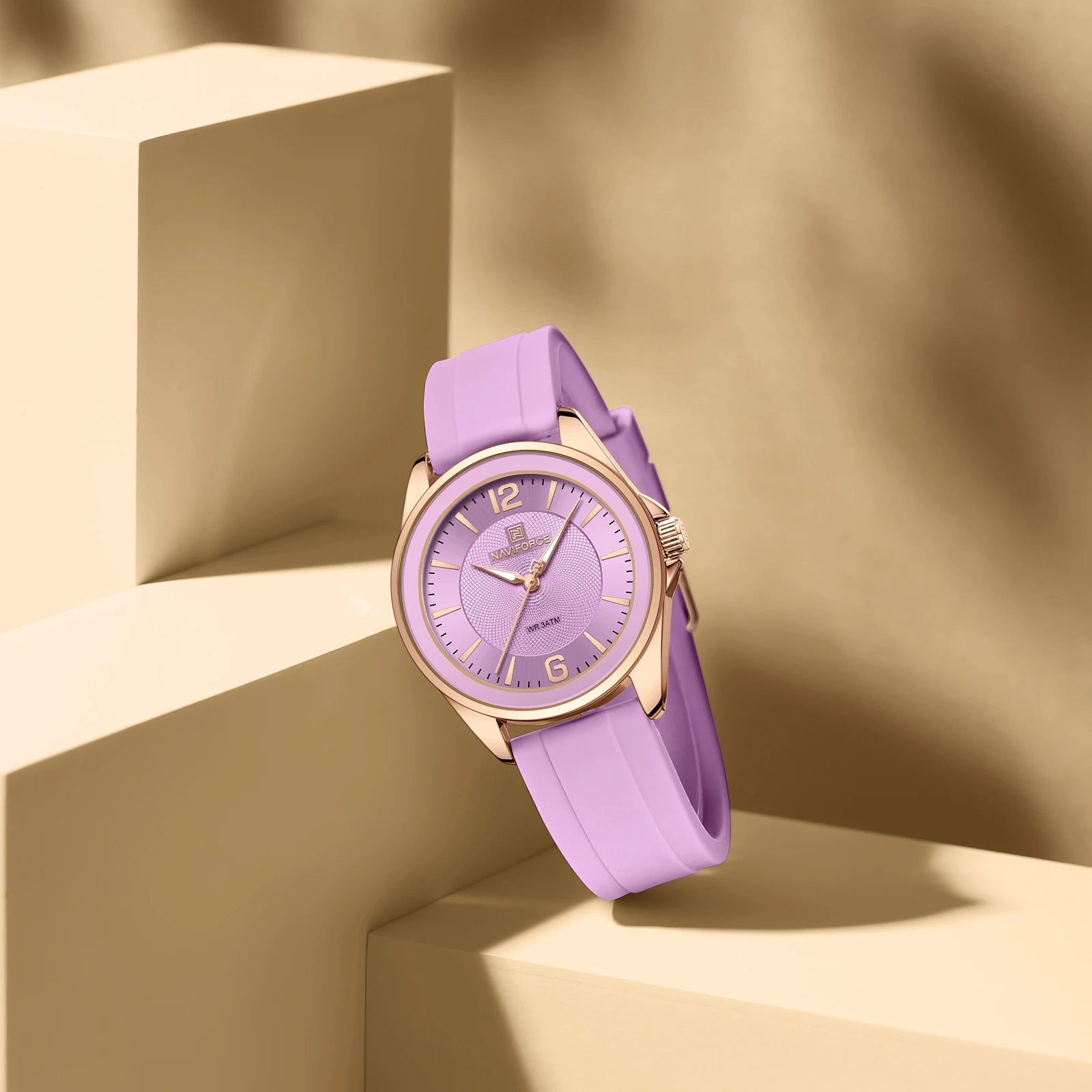 New NAVIFORCE Women's Watch Sports Silicone Strap Watch Women's Quartz Watch Clock Package Gifts Reloj Mujer Relogios Feminino