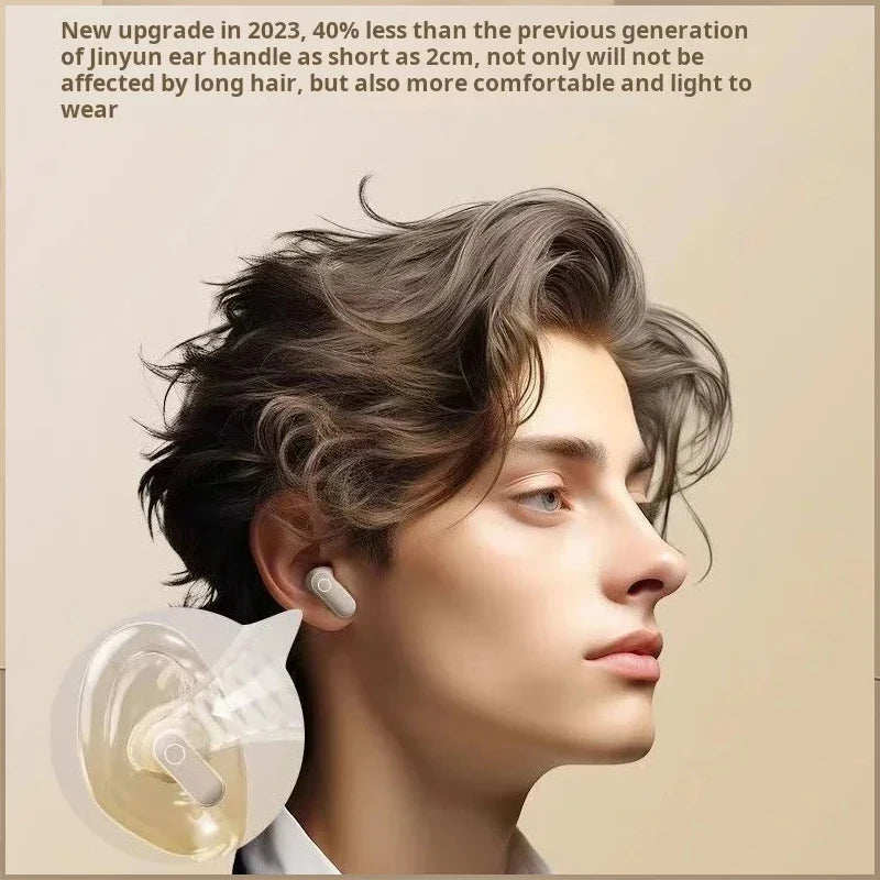 XGSHOW M21S TWS Bluetooth Headphones Wireless High Sound Quality HiFi Ultra Long Battery Life Half In-ear Earbuds Mini Portable