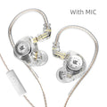 KZ EDX PRO In Ear Earphones Dynamic Earphones HIFI Music Sport Earbuds Sport Noise Cancelling Headset KZ EDX PRO DQ6 ZS10PRO MT1