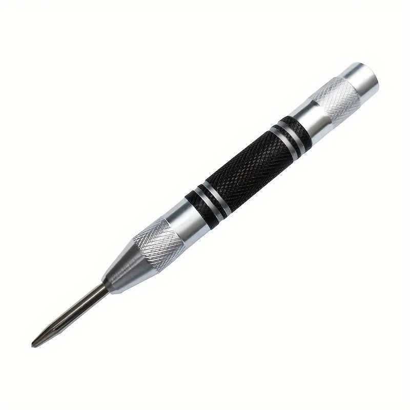 Automatic Center Punch Kerner Woodworking Metal Puncher Steel Hole Self Pin Mark Spring Loaded Dent Marker Hand Tool Carpenter