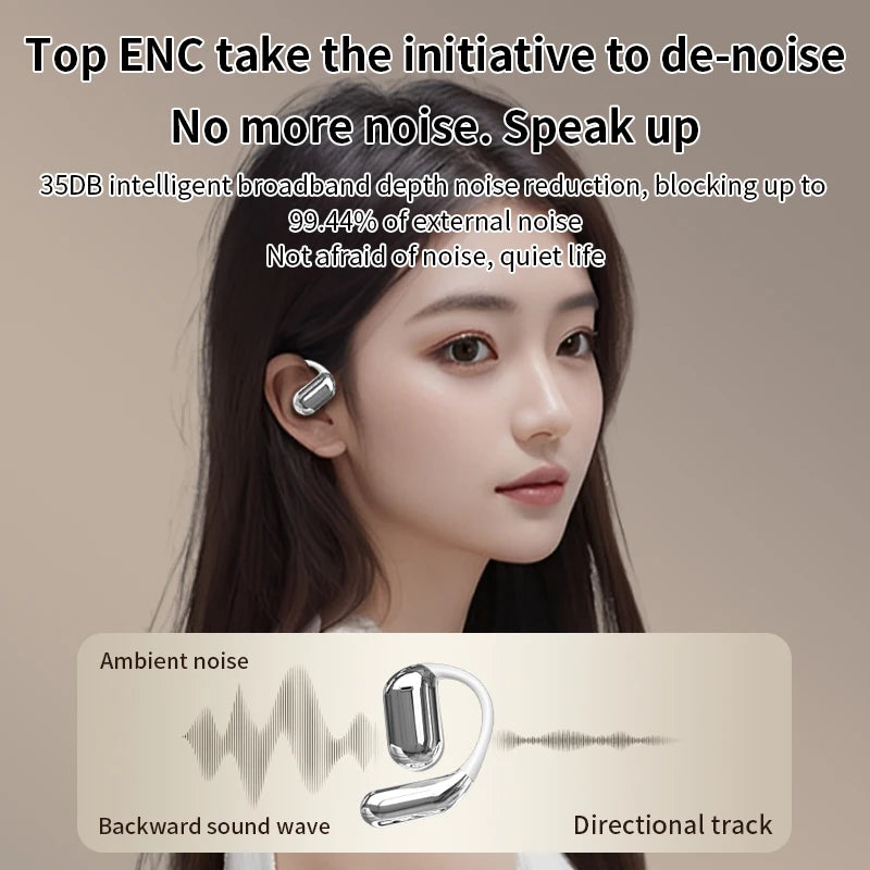 YYK Q16 Pro AI Translation Earbuds 144 Languages Real Time Translating Earphone with LCD Touch Screen ANC Wireless Headphones
