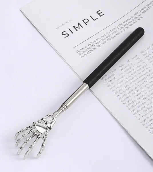 Portable Stainless Steel Telescopic Back Scratcher Extendable Scratcher Back Massager Tool For Blood Circulation Relax Health