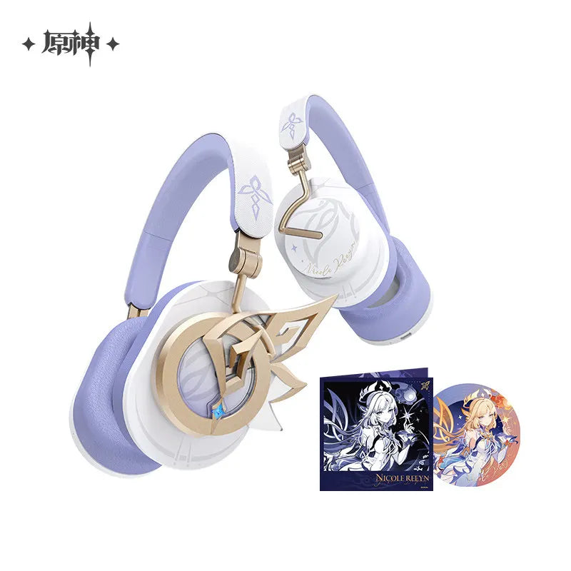 [Genshin] Nicole · Noise and Silence Dwell in Heart Headband-style Headphones Bluetooth Noise-Canceling HIFI Earphone Gifts
