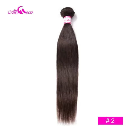 Ali Coco Brazilian Straight Hair 1/3/4 Bundles "8-30" inch  #2/#4/1b/27/ #27/1b/99j Non Remy Ombre Hair Human Weave Bundles