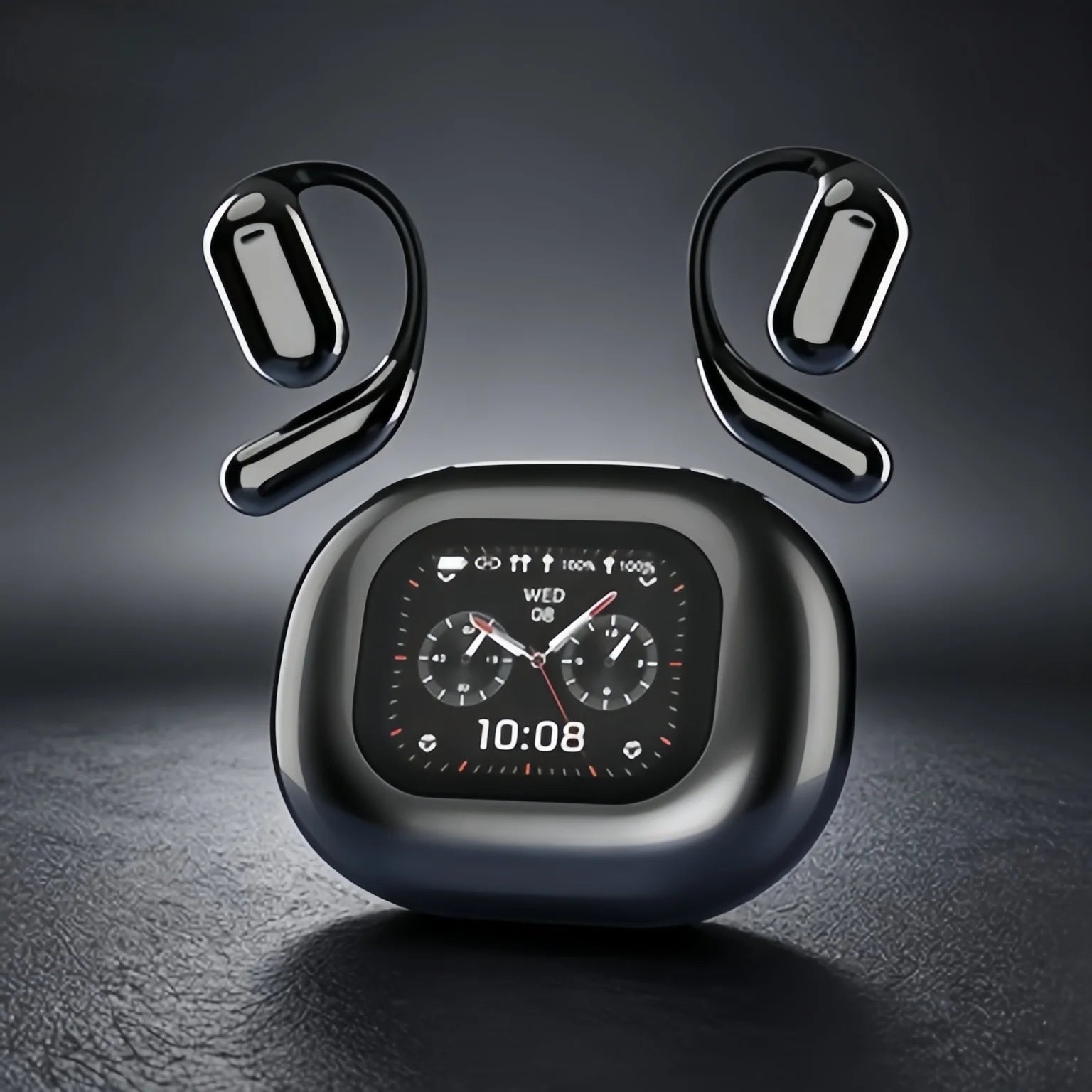 YYK Q16 Pro AI Translation Earbuds 144 Languages Real Time Translating Earphone with LCD Touch Screen ANC Wireless Headphones