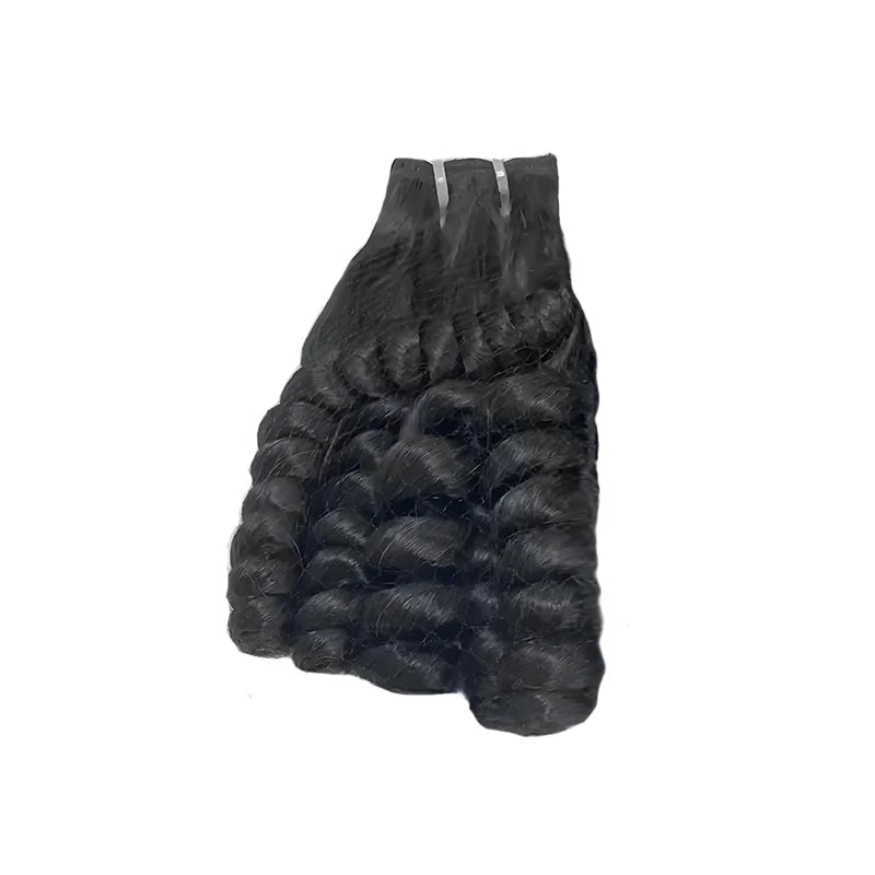 Ali Queen Double Drawn Hair Bundles Spring Curl Human Hair Bundles Virgin Hair Weave For Women Indian 100% Human Hair Extensions