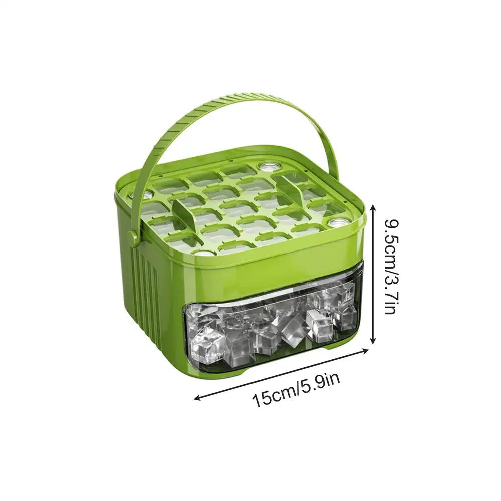 50 Grid Ice Tray Double-layer Ice Making Box Ice Cube Freezed Moulds Box Ice MakeTool For Whiskey Cocktails Sodas Juices Yogurt
