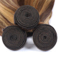 28 inch Honey Blonde Highlight Human Hair Bundles Straight P4/27 Brazilian Hair Weave Colored Hair Bundles For Women Remy Hair