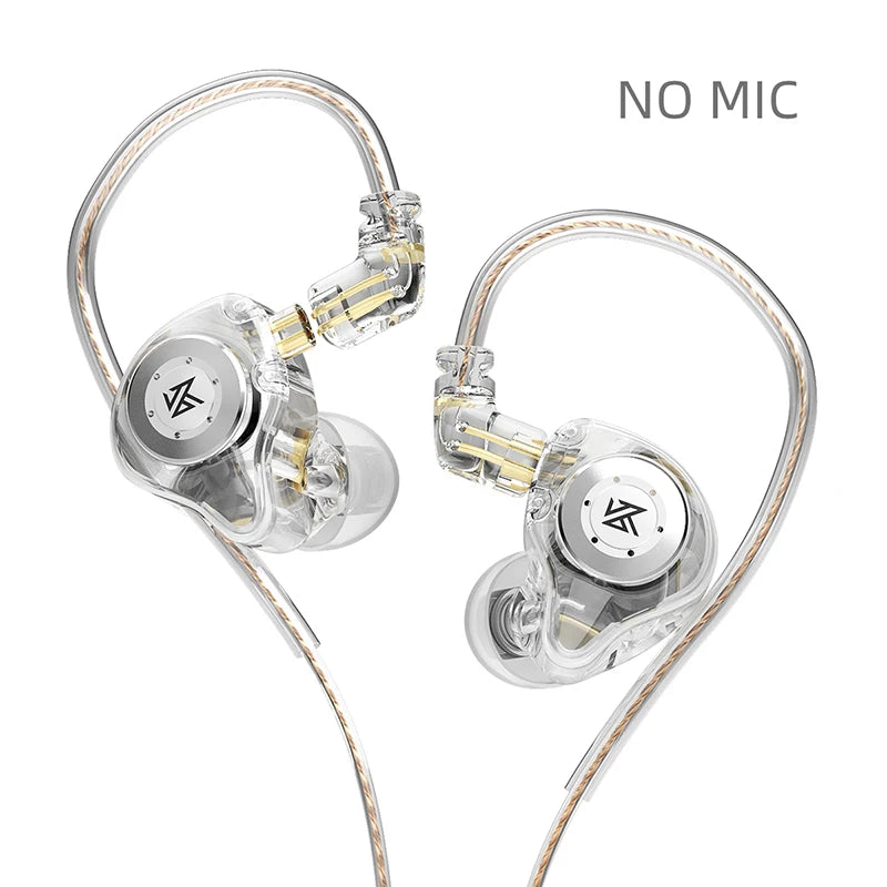 KZ EDX PRO In Ear Earphones Dynamic Earphones HIFI Music Sport Earbuds Sport Noise Cancelling Headset KZ EDX PRO DQ6 ZS10PRO MT1