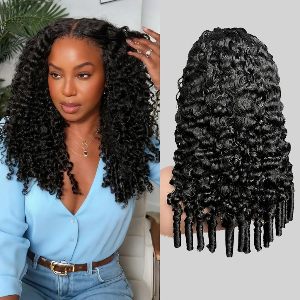 Deep Wigs Human Hair For Woman Burmese Curly Deep Wave Human Hair Wig 13x6 HD Lace Human Hair Wig on Clearance Sale