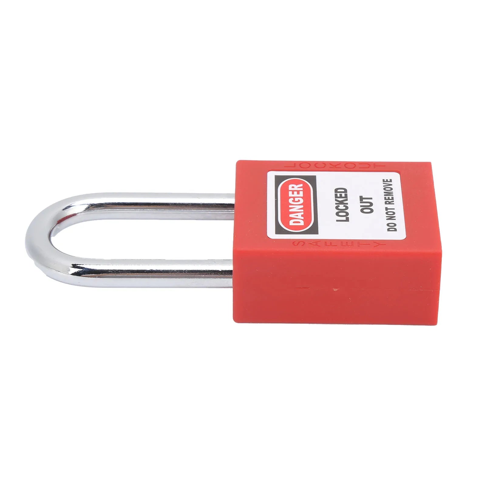 38MM Lockout Tagout Padlock Anti Skid Steel Beam Isolation Corrosion Resistant With Two Keys For Engineering Safety