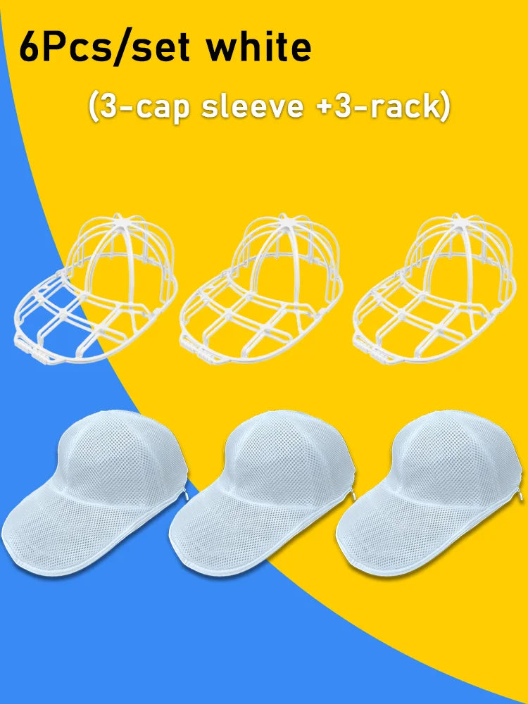 2Pcs/set Hat washing set, baseball duckbill cap, washing and sun drying integrated, non deformed machine wash protective rack