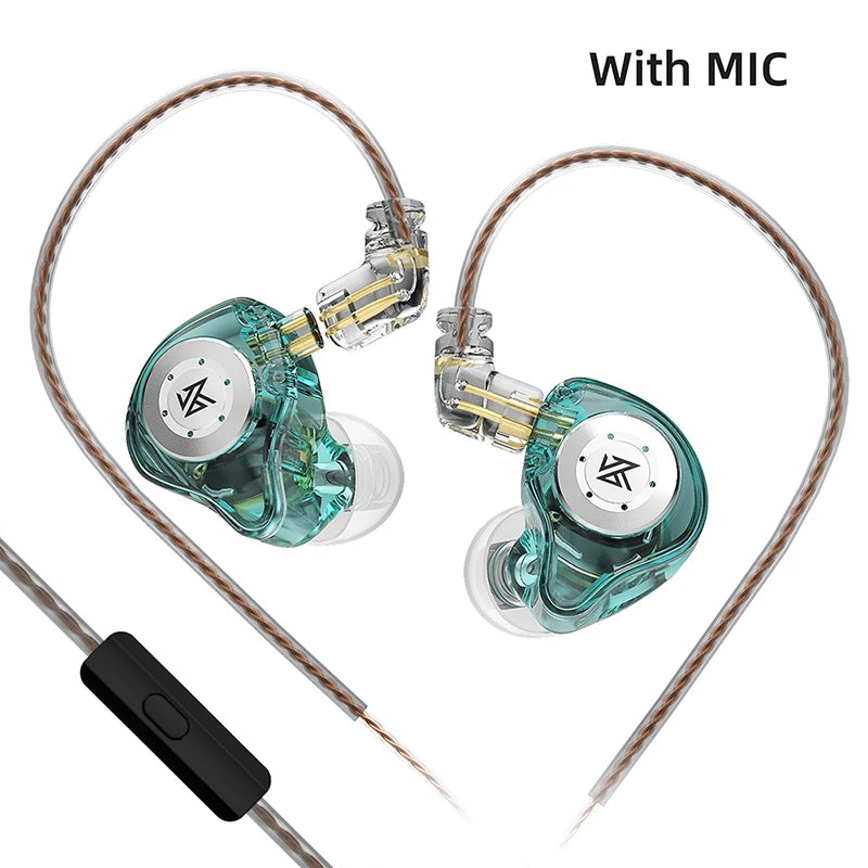 KZ EDX PRO 10mm Dual Magnetic Dynamic IEM HiFi Earphones with 2Pin Detachable 5N OFC Cable Ergonomic Design Upgraded Gaming Earbuds for Audiophile