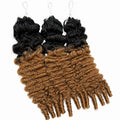 TB30 Burmese Curly Crochet Human Hair Miracle Knots Feather Crochet Invisible Crochet Raw Virgin Kinky Curly Hair Extensions