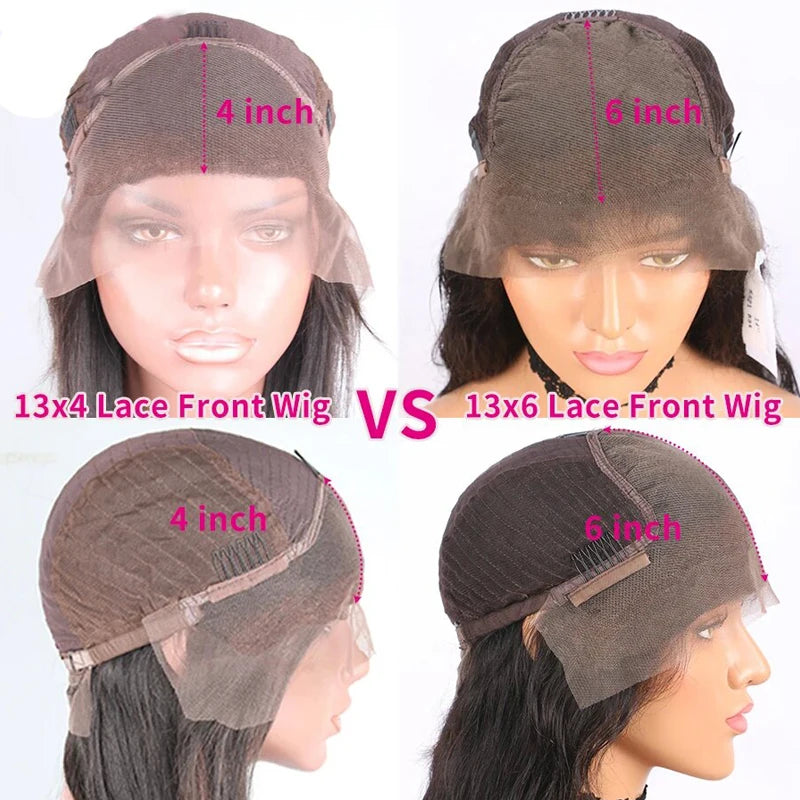 34inch Body Wave Highlight Wig Human Hair Honey Blonde 4/27 Colored 13x6 Lace Front Human Hair Wigs For Women Pre Plucked 180 Density