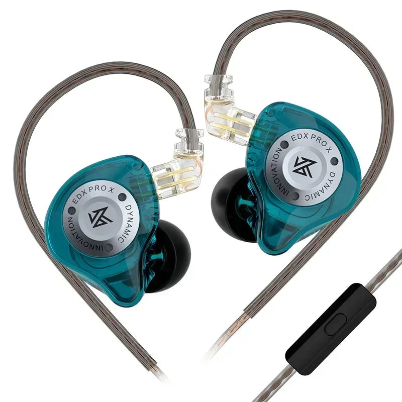 KZ EDX PRO X Dynamic Drive Earphones HIFI Bass Earbud DJ Music Cancelling Sport Headsets 2PIN Cable KZ ZSTX ZSNPRO X ZS10PRO ZVX