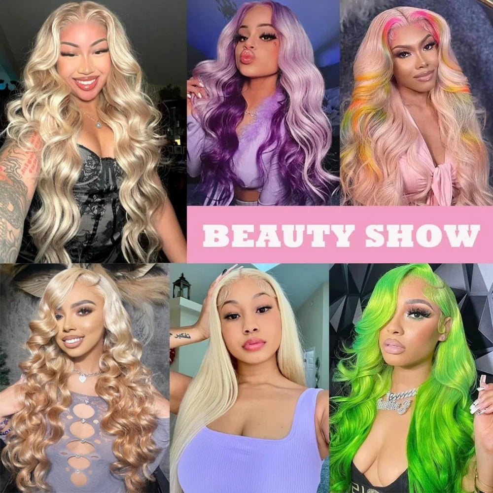 #613 Blonde Human Hair 1/3/4 Bundles Peruvian Body Wave Raw Hair Bundles 10 To 30 inch Human Hair Weft Can Be Dyed