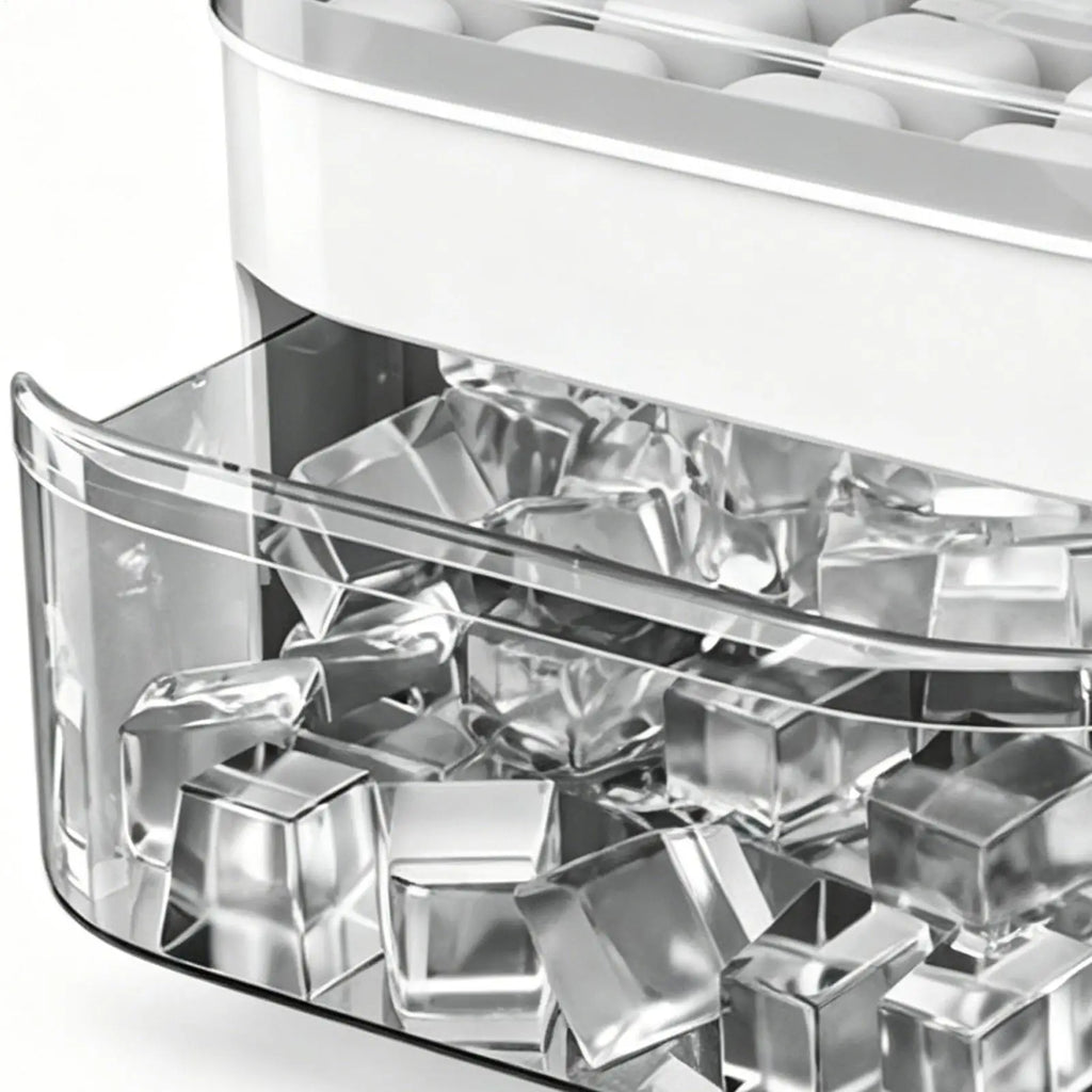 50 Grid Ice Tray Double-layer Ice Making Box Ice Cube Freezed Moulds Box Ice MakeTool For Whiskey Cocktails Sodas Juices Yogurt