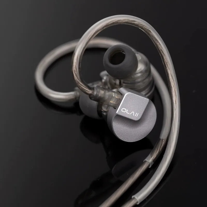 TANCHJIM OLA2 In-Ear Wired Earphones with Hybrid Drivers 3.5mm/4.4mm/Type-C Connector, Professional HiFi Headphones Gifts